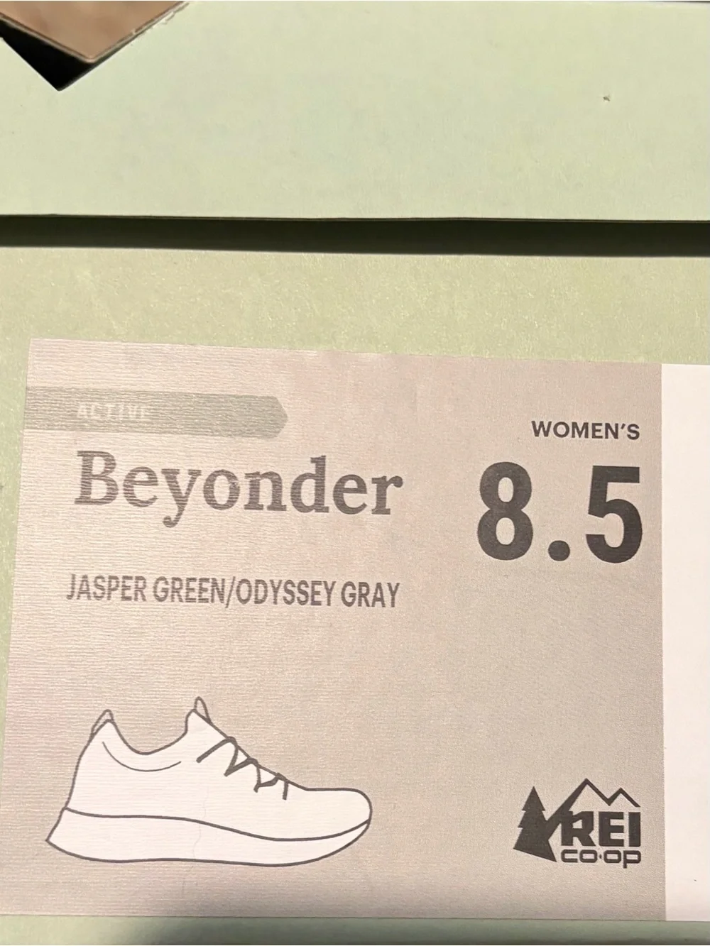 REI Women’s Size 8.5 Beyonder Walking Shoes NWT Jasper Green Teal